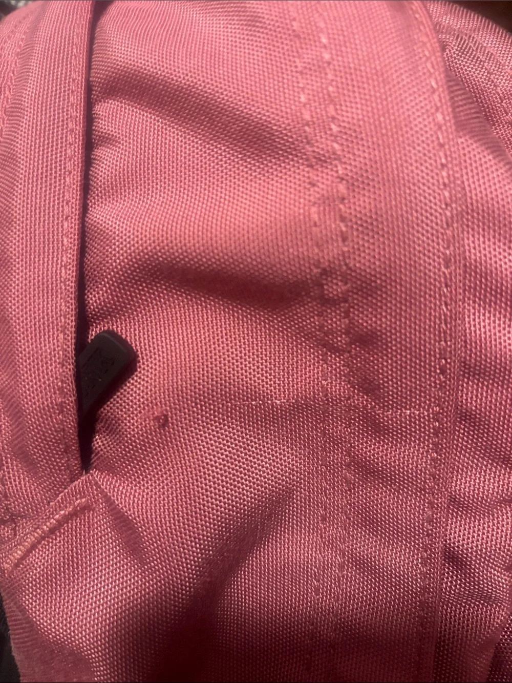 PINK Victoria's Secret Rose Pink & Black Logo Backpack